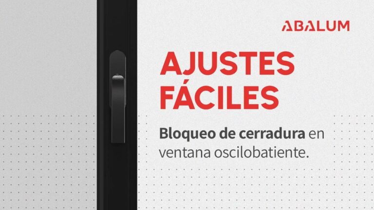 Cómo funciona una cerradura de ventana abatible