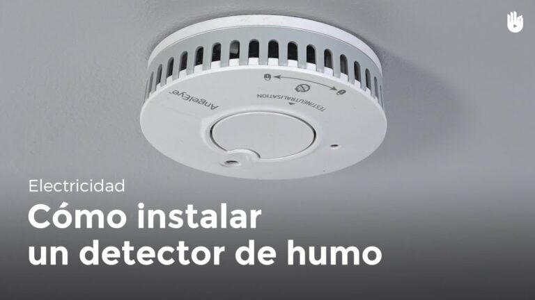 Cómo instalar correctamente los sensores de humo y fuego