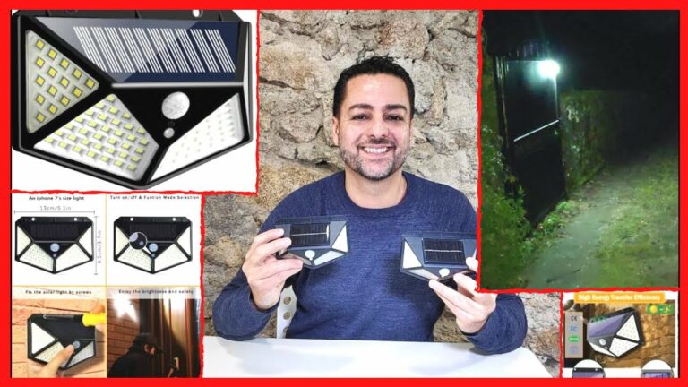 Cómo se cargan las luces solares con detección de movimiento