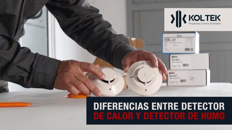 Cuál es la diferencia entre un sensor de humo y un sensor de fuego