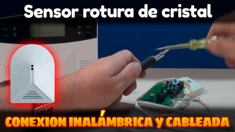 Cuáles son los sistemas de seguridad compatibles con los sensores de rotura de cristales