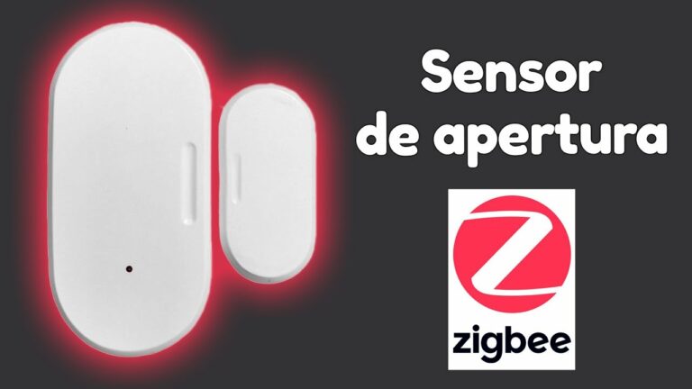 Qué dispositivos o sistemas son compatibles con los sensores de apertura y cierre con tecnología Zigbee